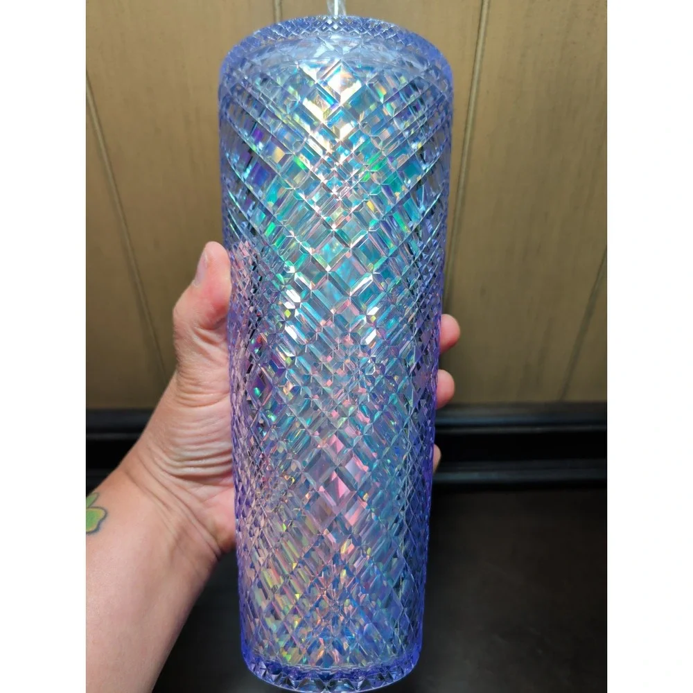 Starbucks 2022 Holiday Irridescent Jeweled Venti Cold Cup Tumbler 24oz